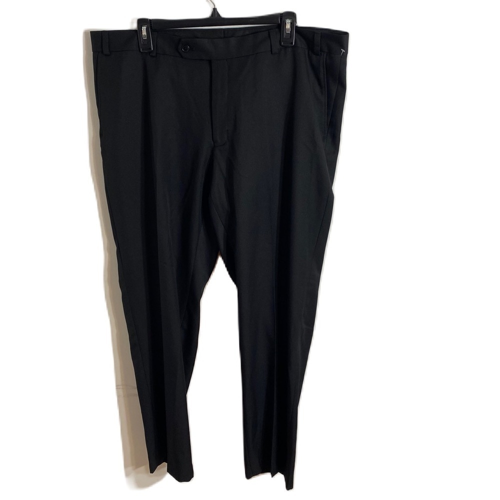 Preswick & Moore Career Pants Sz 40x32 Black Gray Men’s Dress